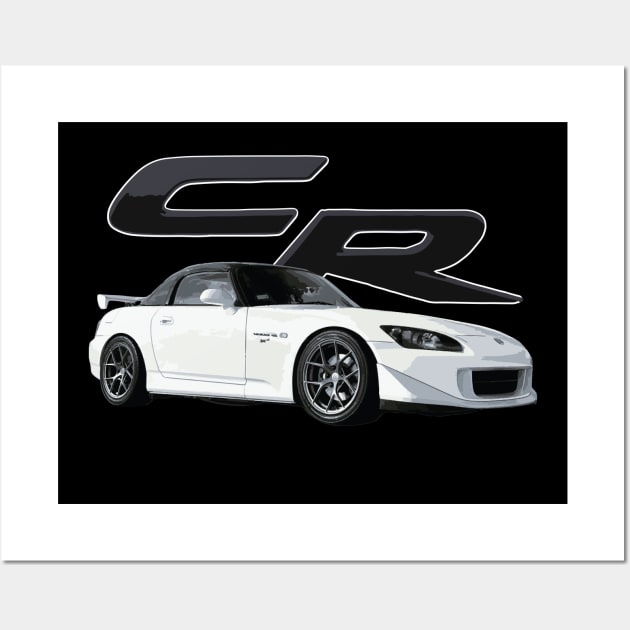 JDM AP2 S2000 CR spec ROADSTER titan 7 wheels forged racer Wall Art by cowtown_cowboy